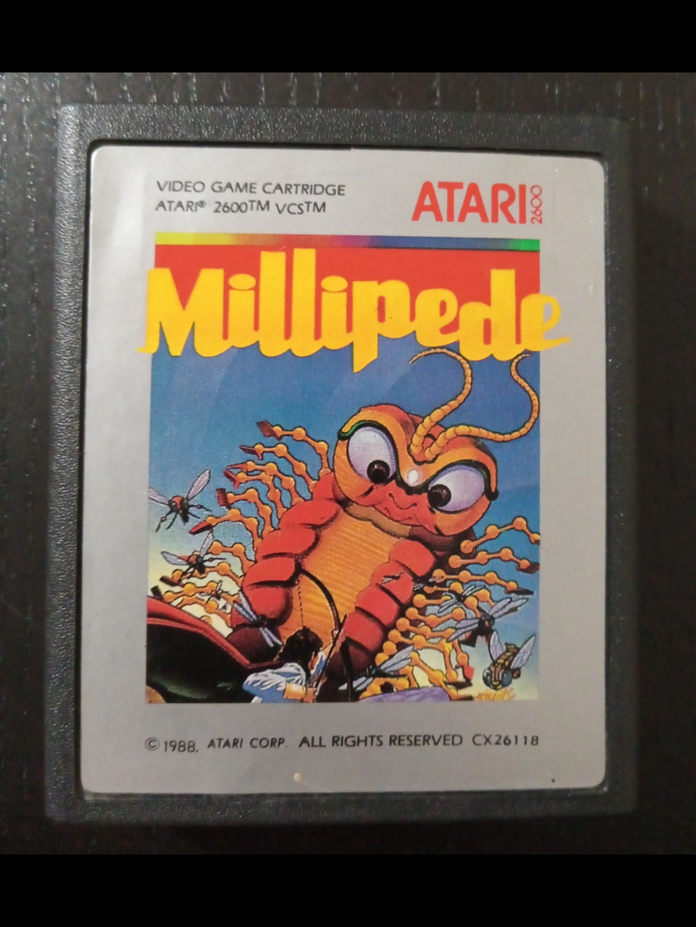 Vintage Video Game For Atari ( Millipede )